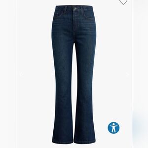 Favorite Daughter High Rise Mini Boot Dark Wash Jeans Size 29 Polished Denim